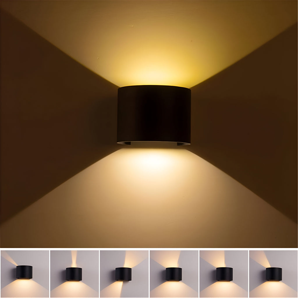 Nordic Round Shaped Waterproof Outdoor Wall Light