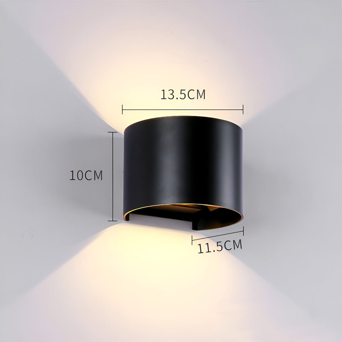 Nordic Round Shaped Waterproof Outdoor Wall Light