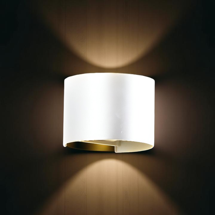Nordic Round Shaped Waterproof Outdoor Wall Light