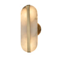 Nordic Seren Alabaster Stone Brass Wall Light