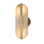 Nordic Seren Alabaster Stone Brass Wall Light