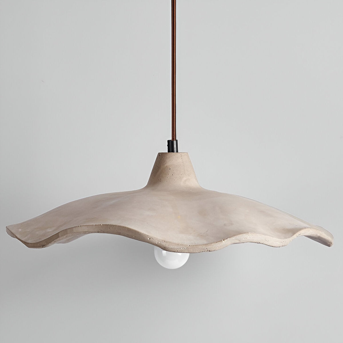 Nordic Wabi Sabi Flower Shaped Cement Pendant Light