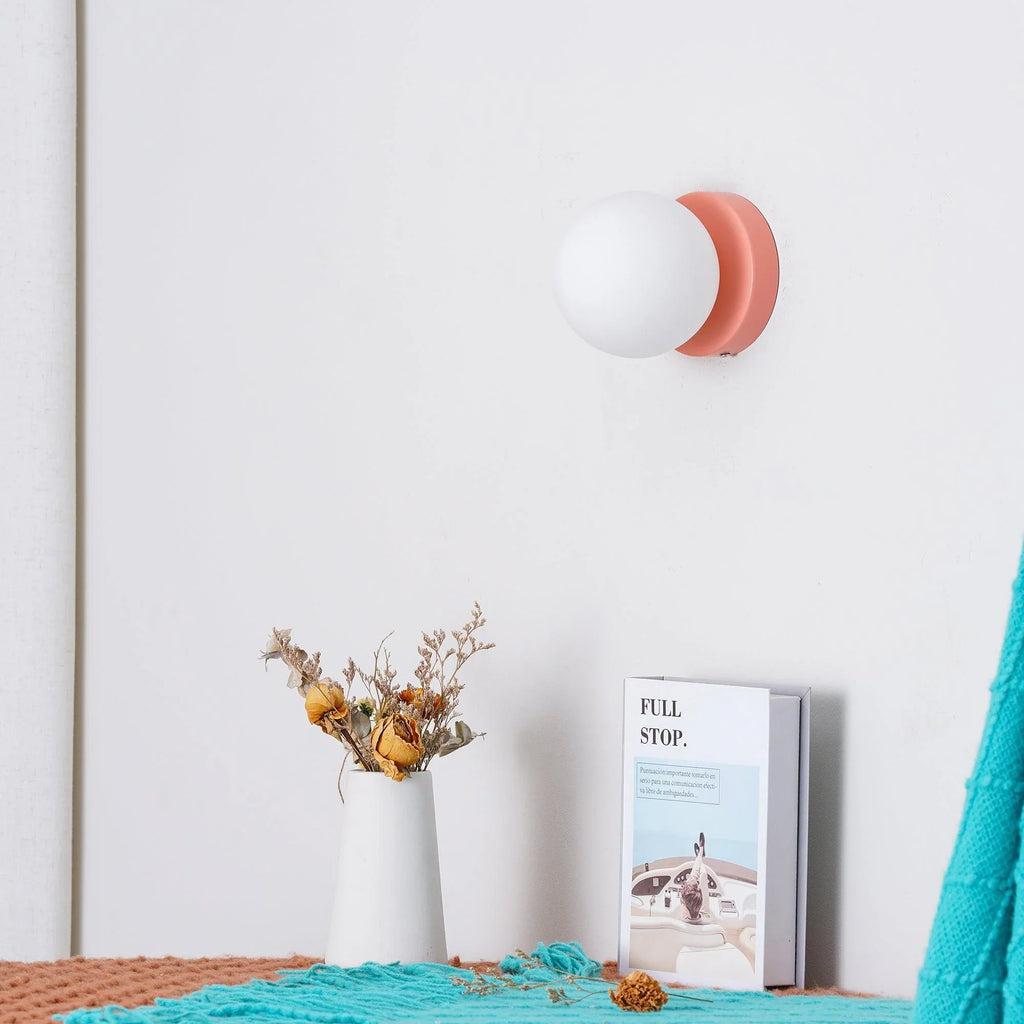 Nordic Rounded Macaron Minimalist Wall Light