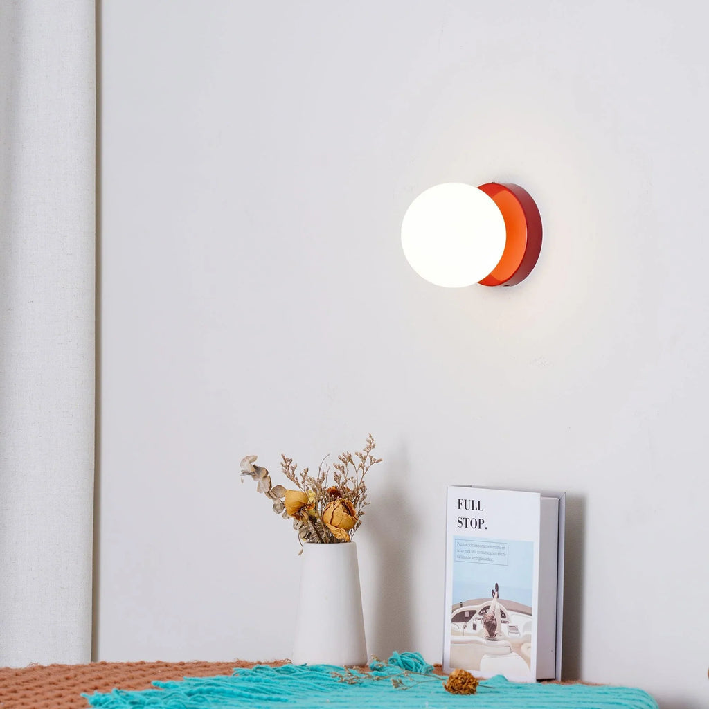 Nordic Rounded Macaron Minimalist Wall Light