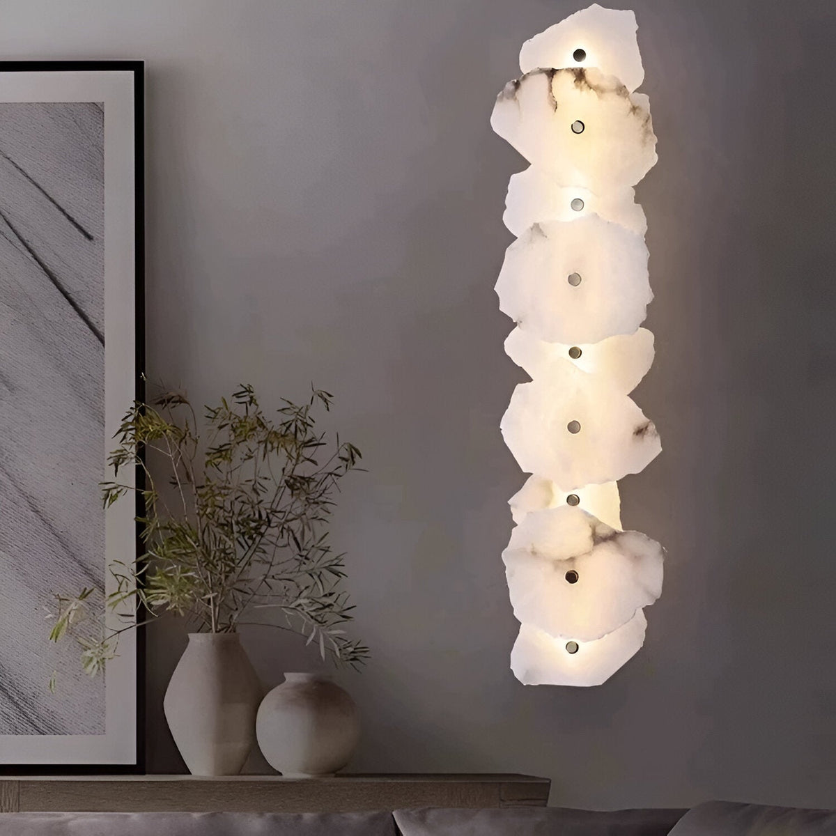 Modern Irregular Marble Minimalist Wall Light