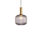 Nordic Colorful Glass Retro Pendant Light