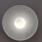 Retro Resin Ceramic-style Round Wall Sconce LED 1-light
