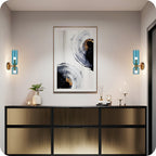 Velora Nordic Double Glass Wall Light