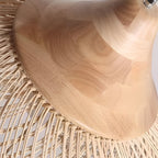 Woven Dome Bohemian Rattan Pendant Light