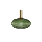 Nordic Colorful Glass Retro Pendant Light