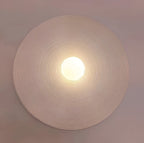 Retro Resin Ceramic-style Round Wall Sconce LED 1-light