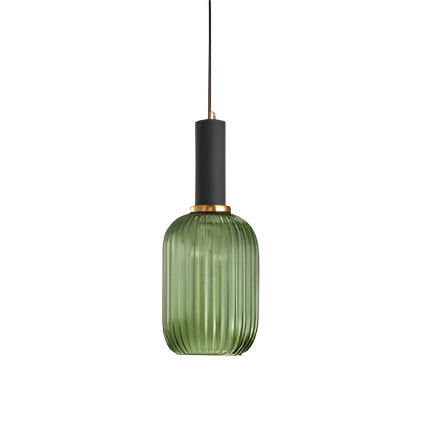 Nordic Colorful Glass Retro Pendant Light