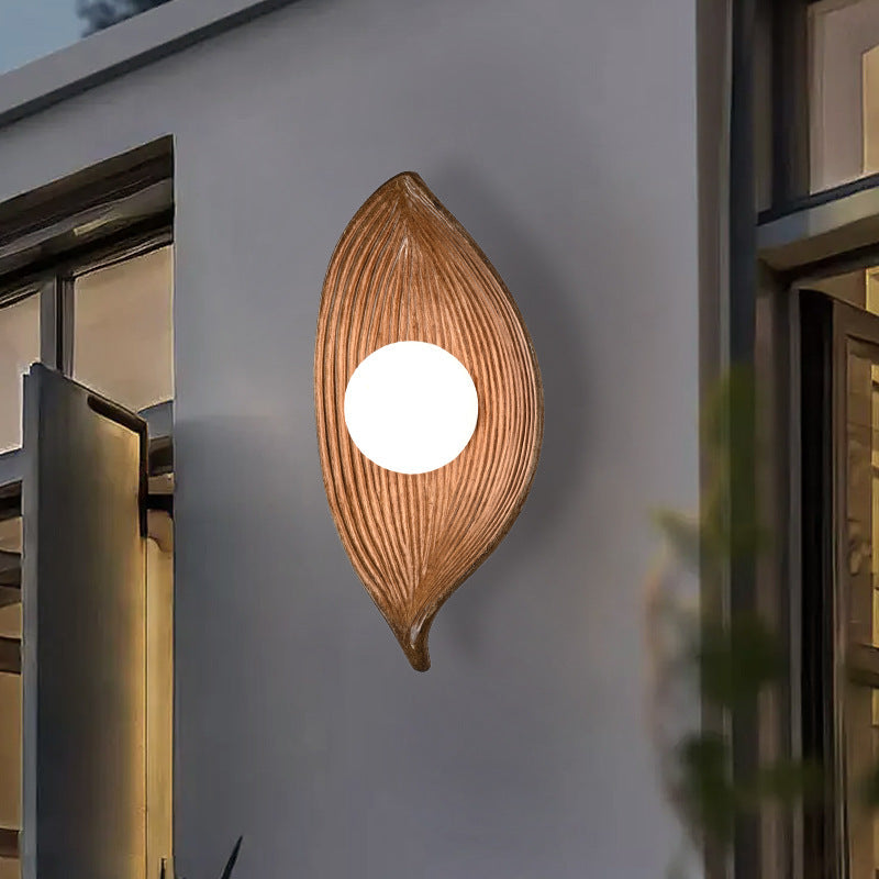 Nordic Zen Leaf Japanese-Style Wall Light