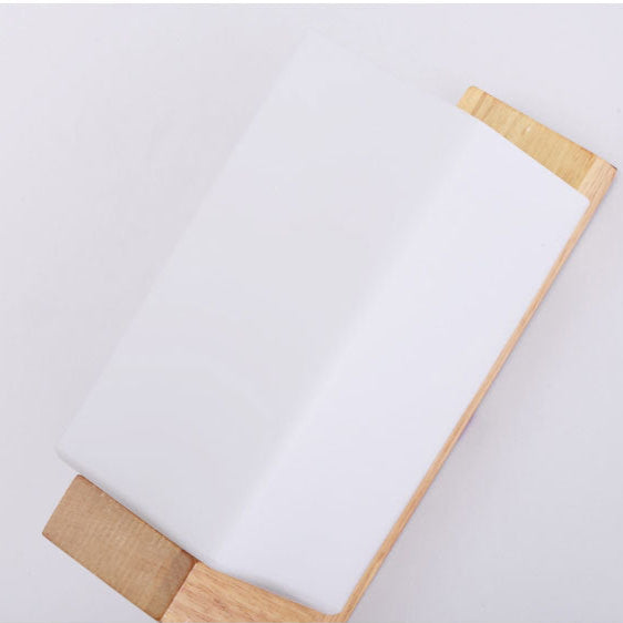 Einar Nordic Wood Glass Wall Lamp