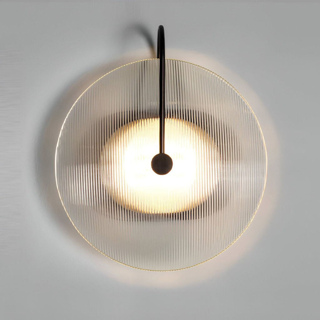 Modern Nordic Round Glass Wall Light