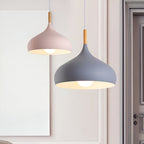 Nordic Wood Macaroon Pendant Light