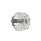 Clara Rays Contemporary Brass Glass Ceiling Light