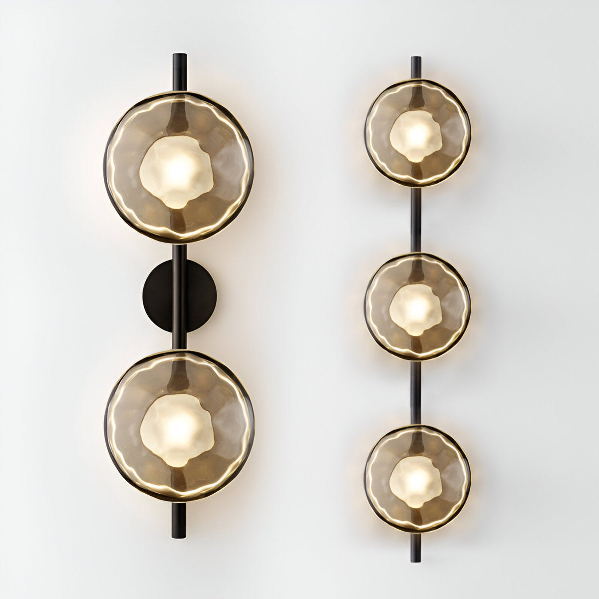 Nordic Round Design Ceto Glass Wall Light
