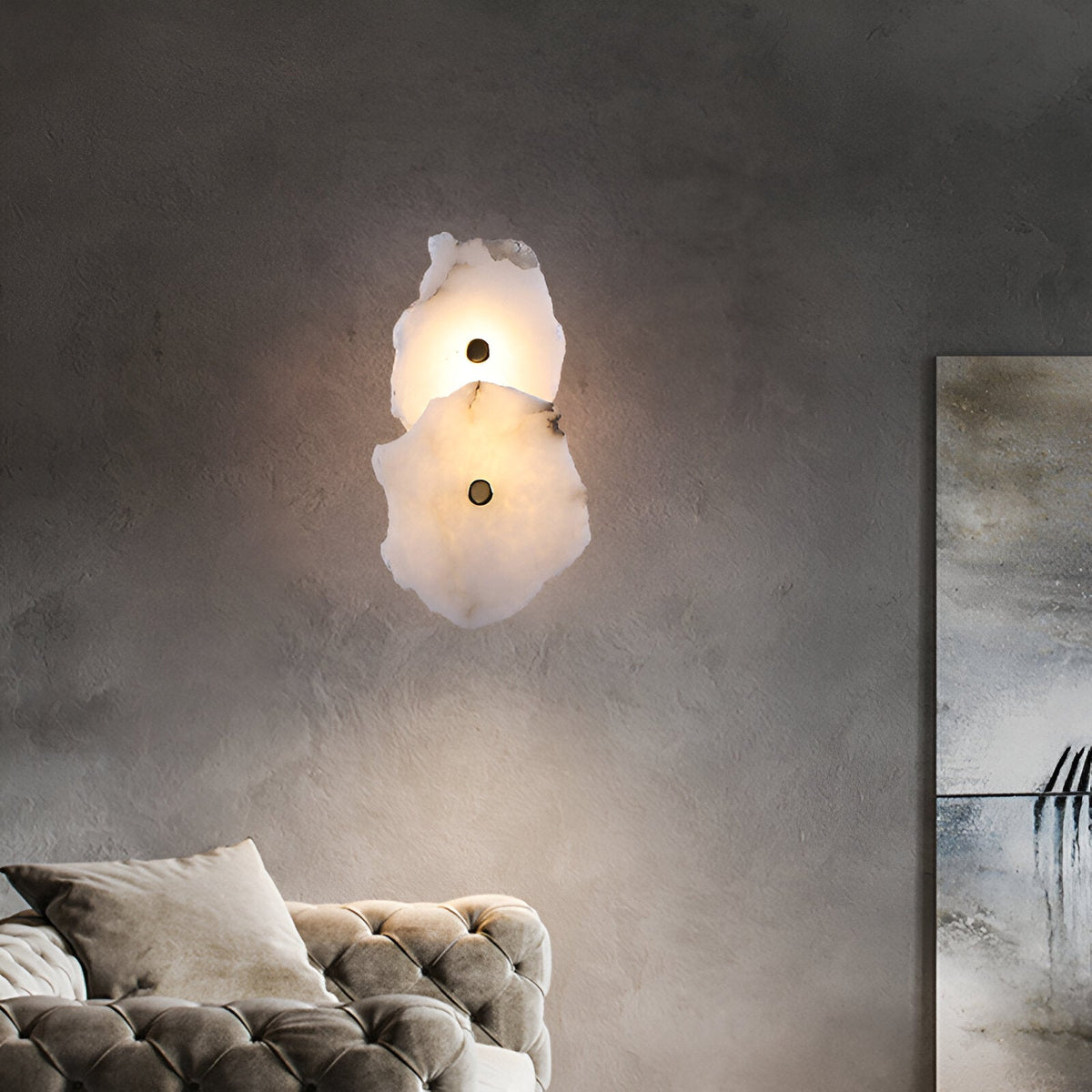 Modern Irregular Marble Minimalist Wall Light