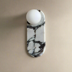 French Light Marble Luxury Minimalist Wall Light