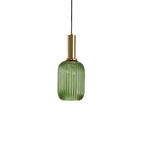 Nordic Colorful Glass Retro Pendant Light