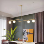 Nordic Glass Linear Luxury Pendant Light