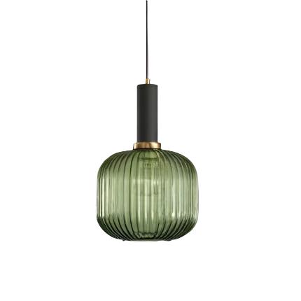 Nordic Colorful Glass Retro Pendant Light