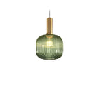 Nordic Colorful Glass Retro Pendant Light