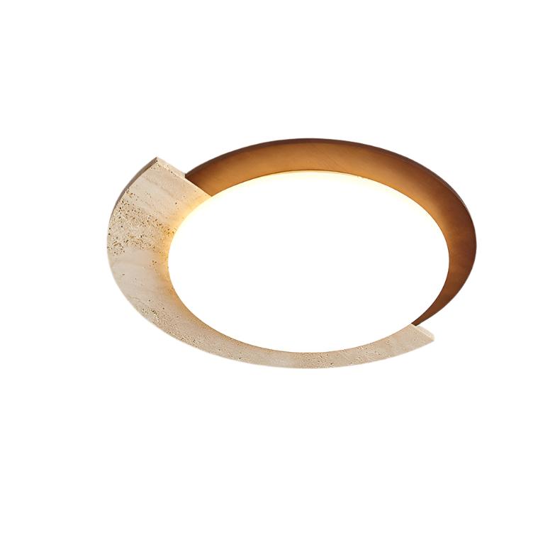 Travertine Retro Creative Geometric Ceiling Light