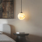 Alabaster Globe Modern Pendant Light