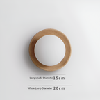 Nordic Minimalist Natural Wood LED Wall Light