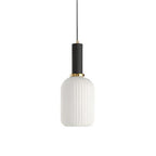 Nordic Colorful Glass Retro Pendant Light
