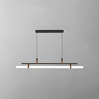 Inari Modern Linear Metal Pendant Light, Black/Gold