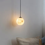 Alabaster Globe Modern Pendant Light