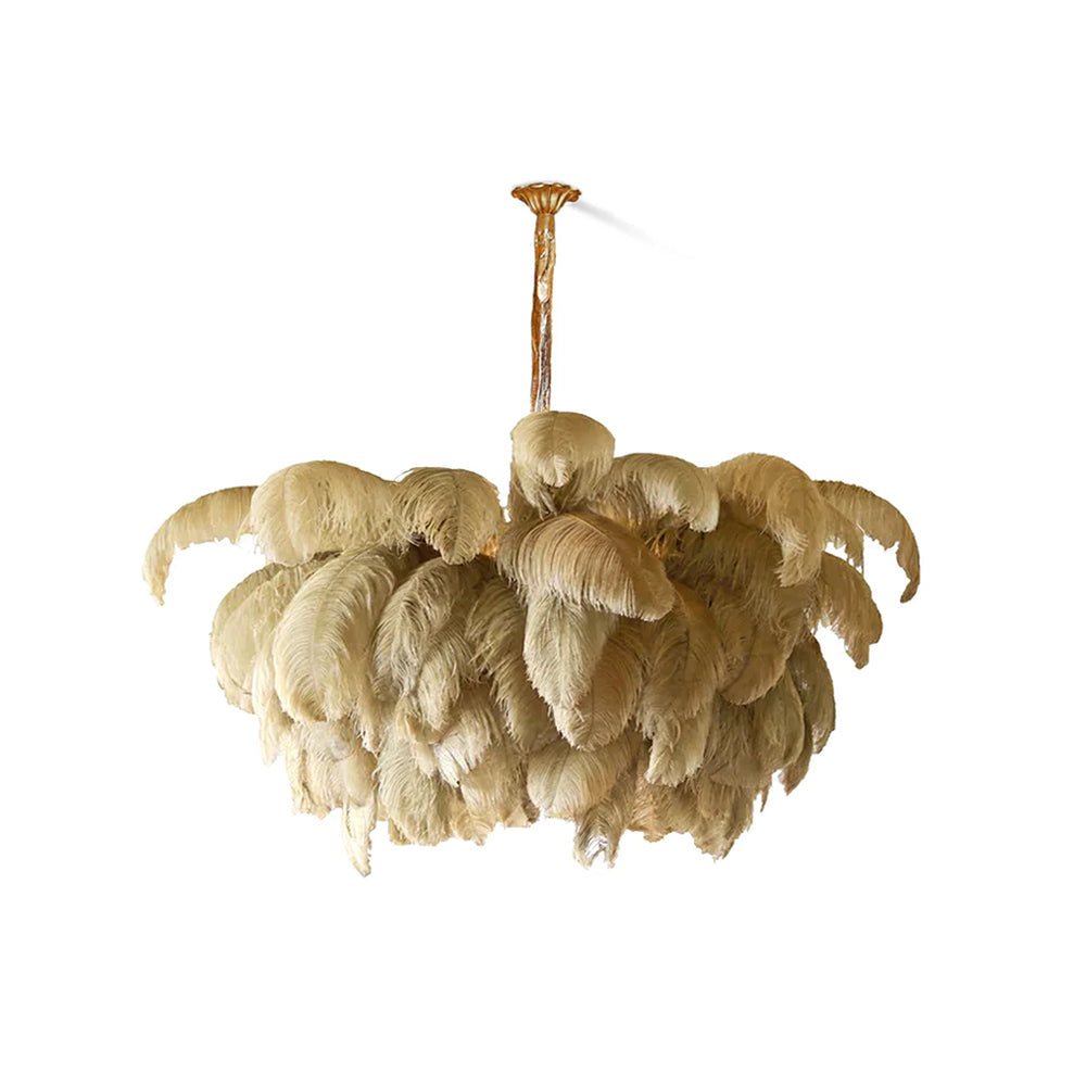 Ostrich Feather Chandeliers