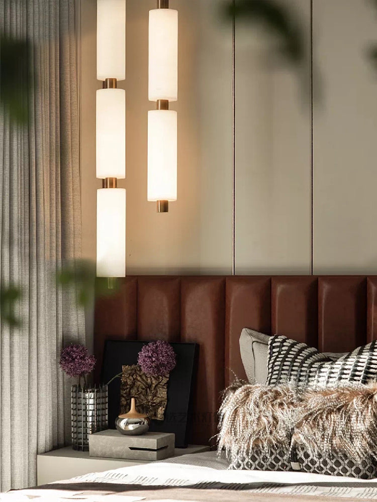 Zovarion Suspension Modern Minimalist in Alabaster