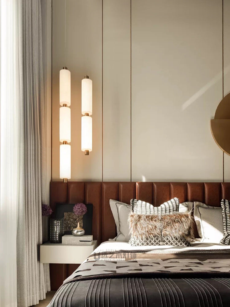 Zovarion Suspension Modern Minimalist in Alabaster