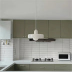Luminous Halo Modern Glass Pendant Light