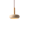 Tivoli Japandi Travertine Ceiling Lamp