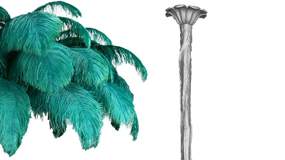 Ostrich Feather Chandeliers