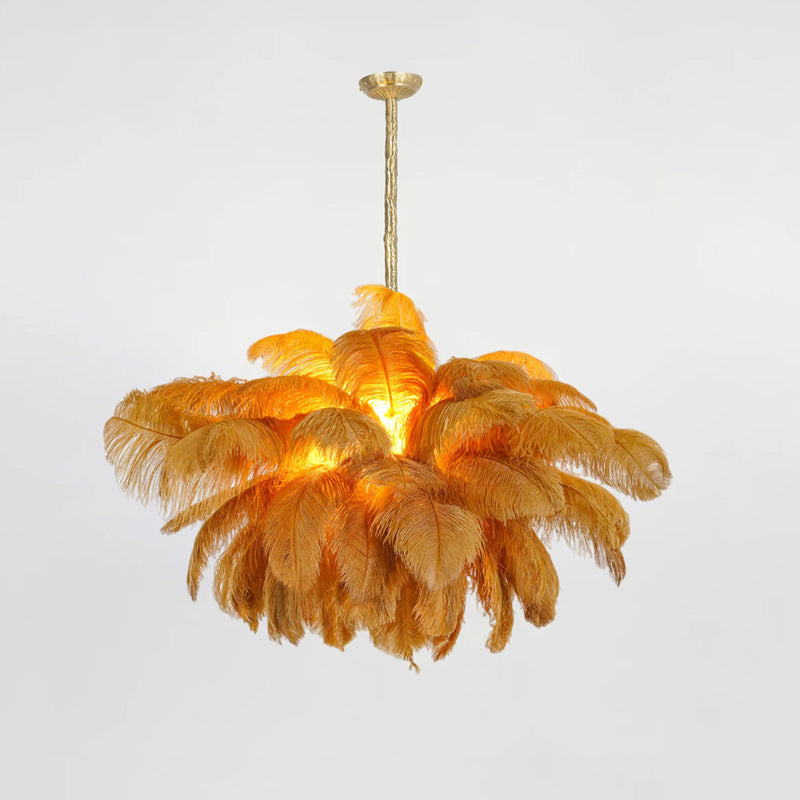 Ostrich Feather Chandeliers
