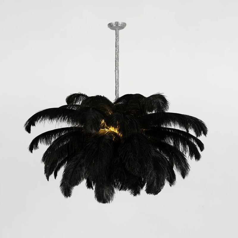 Ostrich Feather Chandeliers