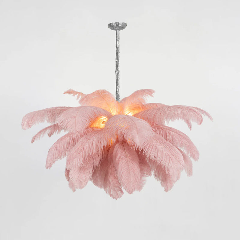 Ostrich Feather Chandeliers