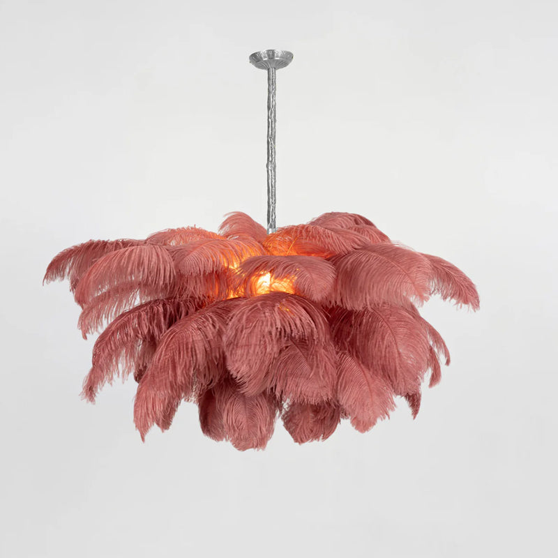 Ostrich Feather Chandeliers