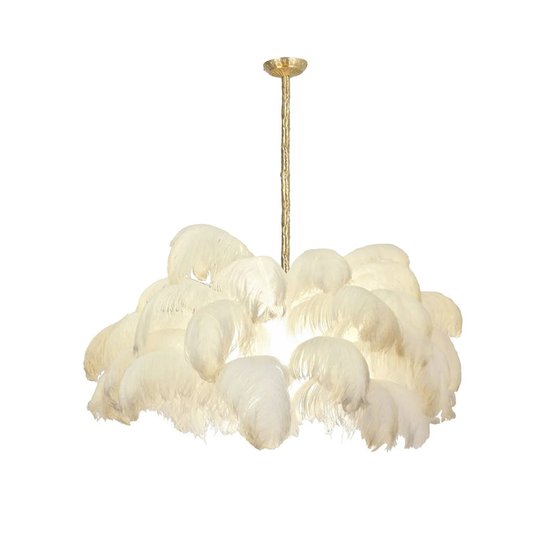 Ostrich Feather Chandeliers