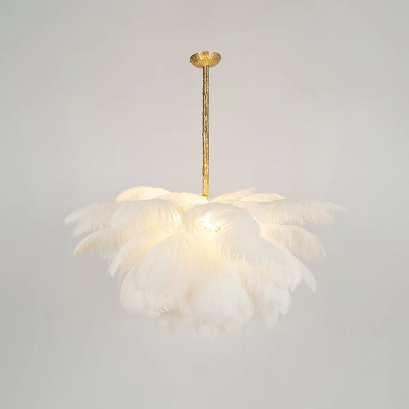 Ostrich Feather Chandeliers