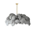 Ostrich Feather Chandeliers