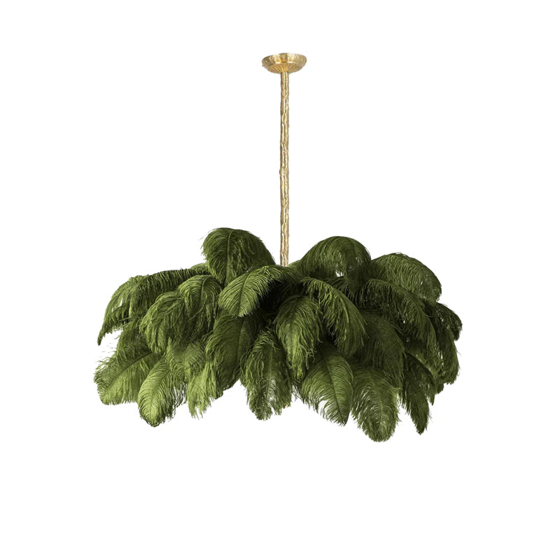 Ostrich Feather Chandeliers