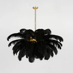 Ostrich Feather Chandeliers