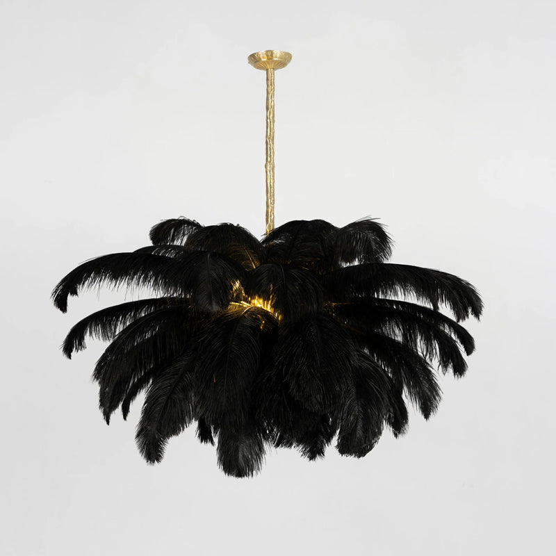 Ostrich Feather Chandeliers